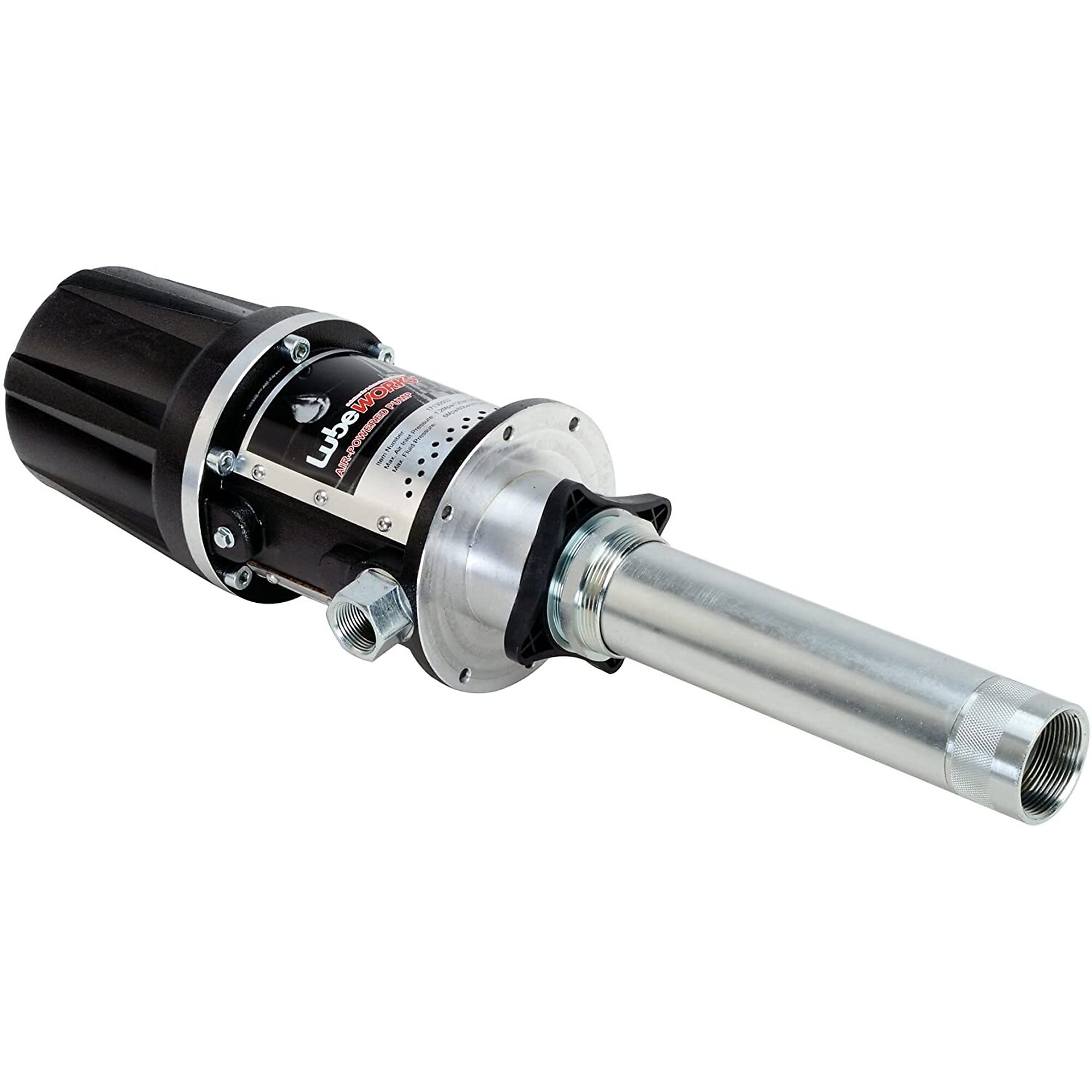 Lubeworks Air Operated Oil Transfer Pump — 10.6 GPM, 870 PSI, 5:1 Ratio, Heavy-Duty, Model# TRI-17130503